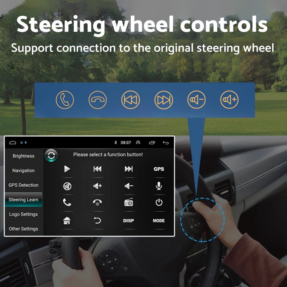 16GB Car Radio Navi GPS BT Android Suitable For Mitsubishi Triton ML MN KA KA - Frazy's Auto Parts