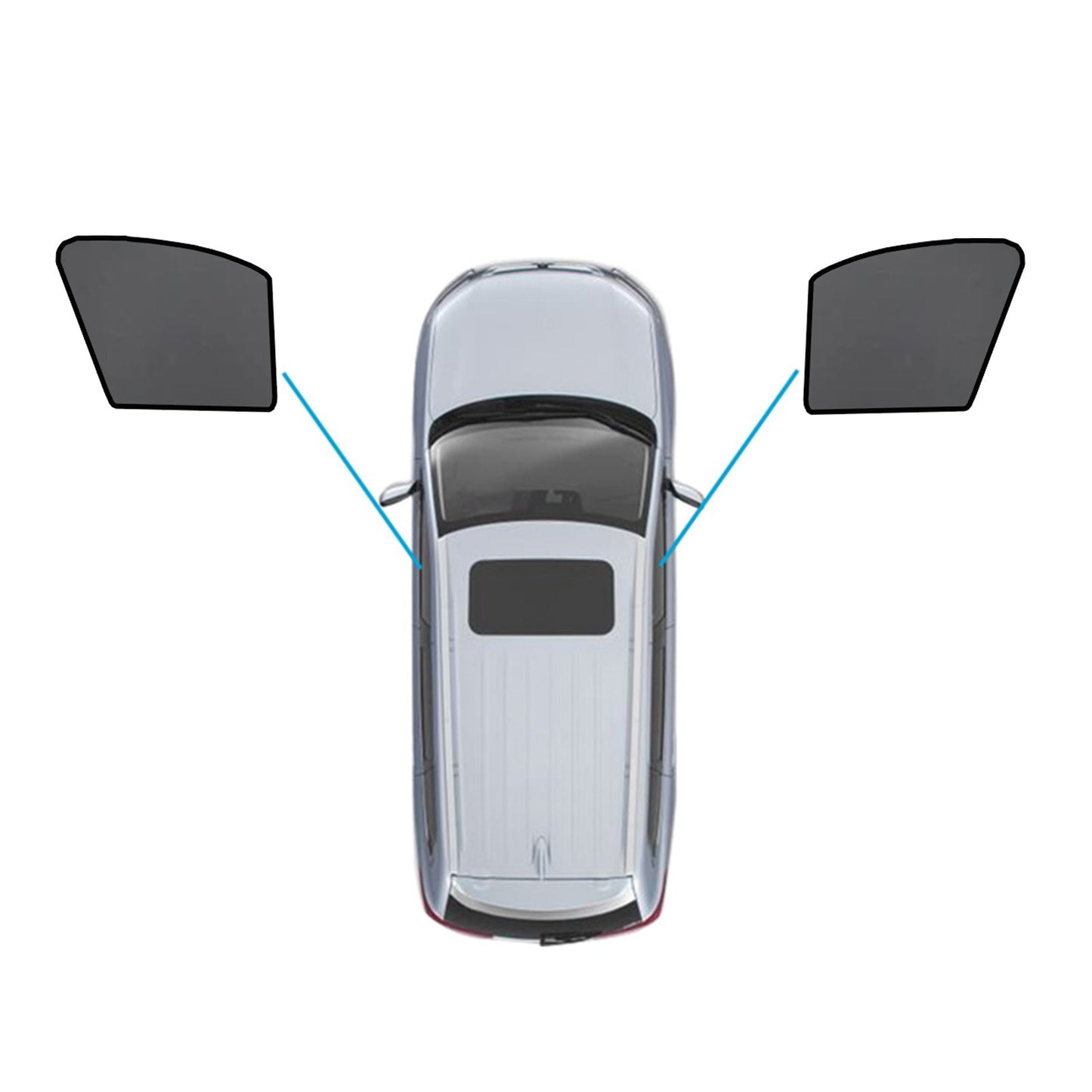 Car Window Sun Shades Magnetic Mesh Sun Blind Front & Rear Suitable For BMW X3 F97 2017-On-0