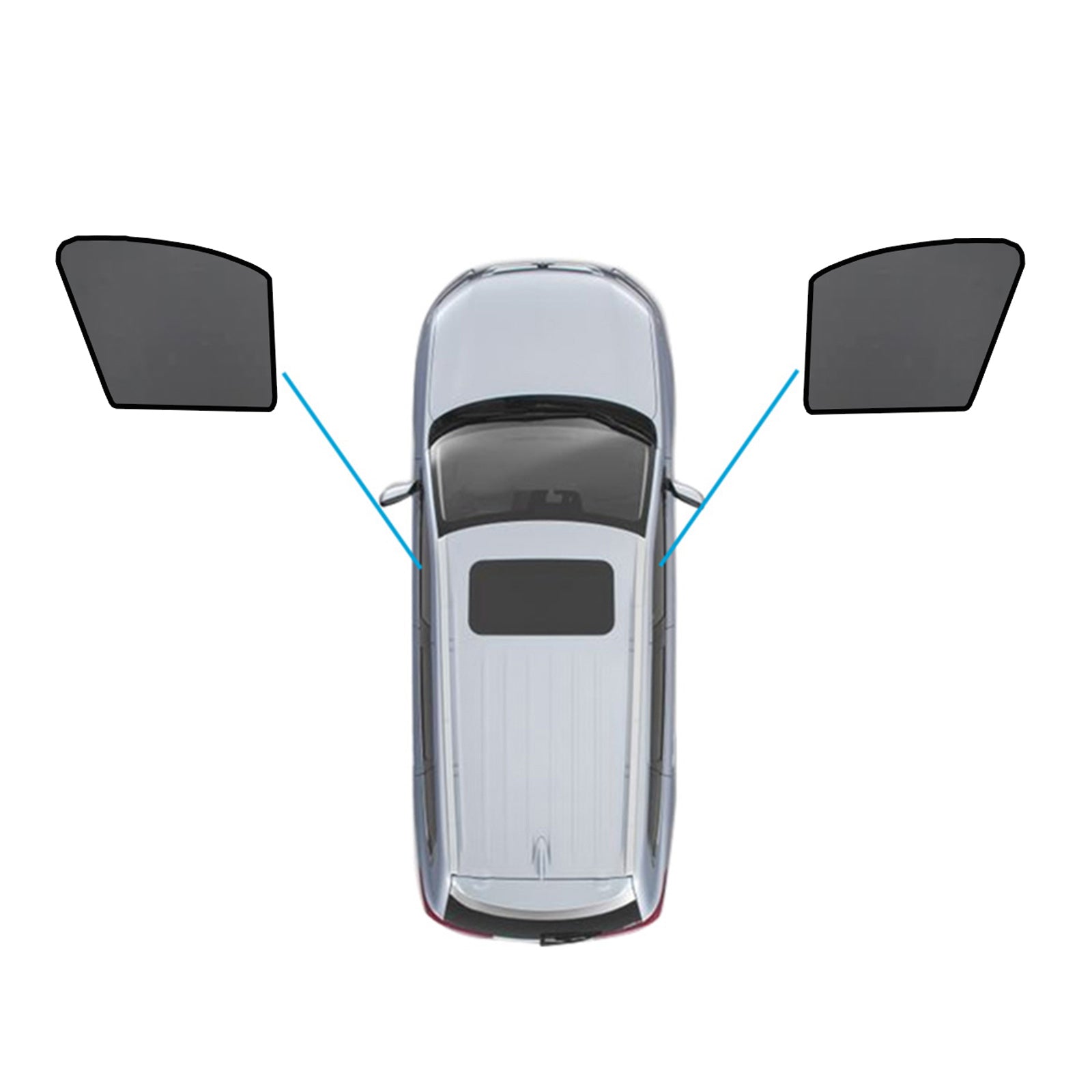 Car Window Sun Shades Magnetic Mesh Sun Blind Front & Rear Suitable For BMW X3 F97 2017-On-0
