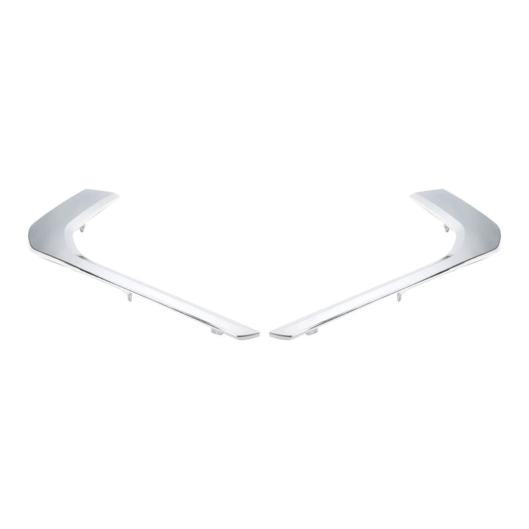 Left & Right Front Lower Bumper Molding Chrome Trim Suitable For Mitsubishi ASX-0
