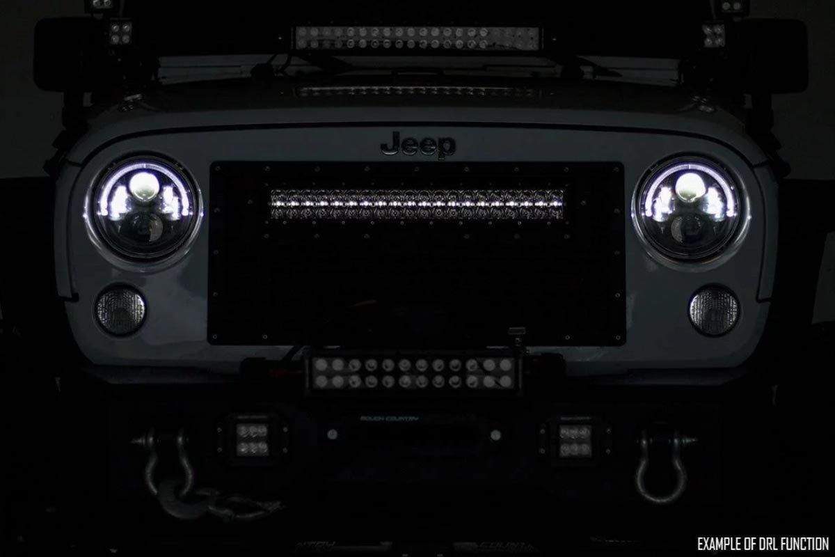 50 Inch Black Series LED Light Bar Curved Dual Row Cool White DRL