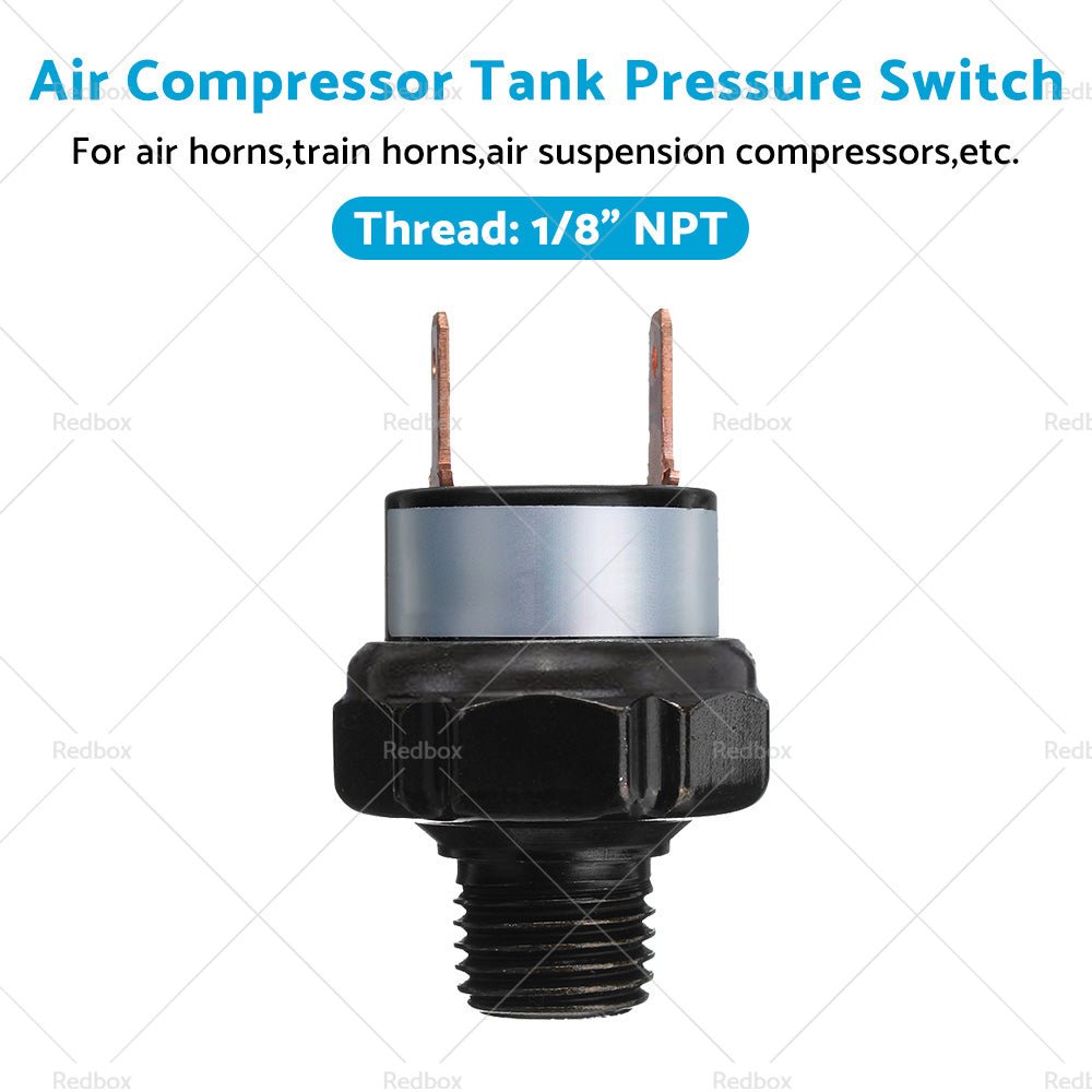 1/8in NPT end Air Compressor Pressure Tank Control Switch Off 90 - 120 PSI - Frazy's Auto Parts