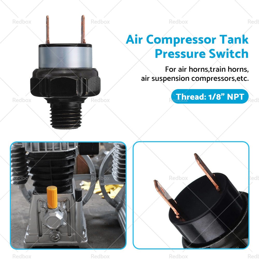 1/8in NPT end Air Compressor Pressure Tank Control Switch Off 90 - 120 PSI - Frazy's Auto Parts