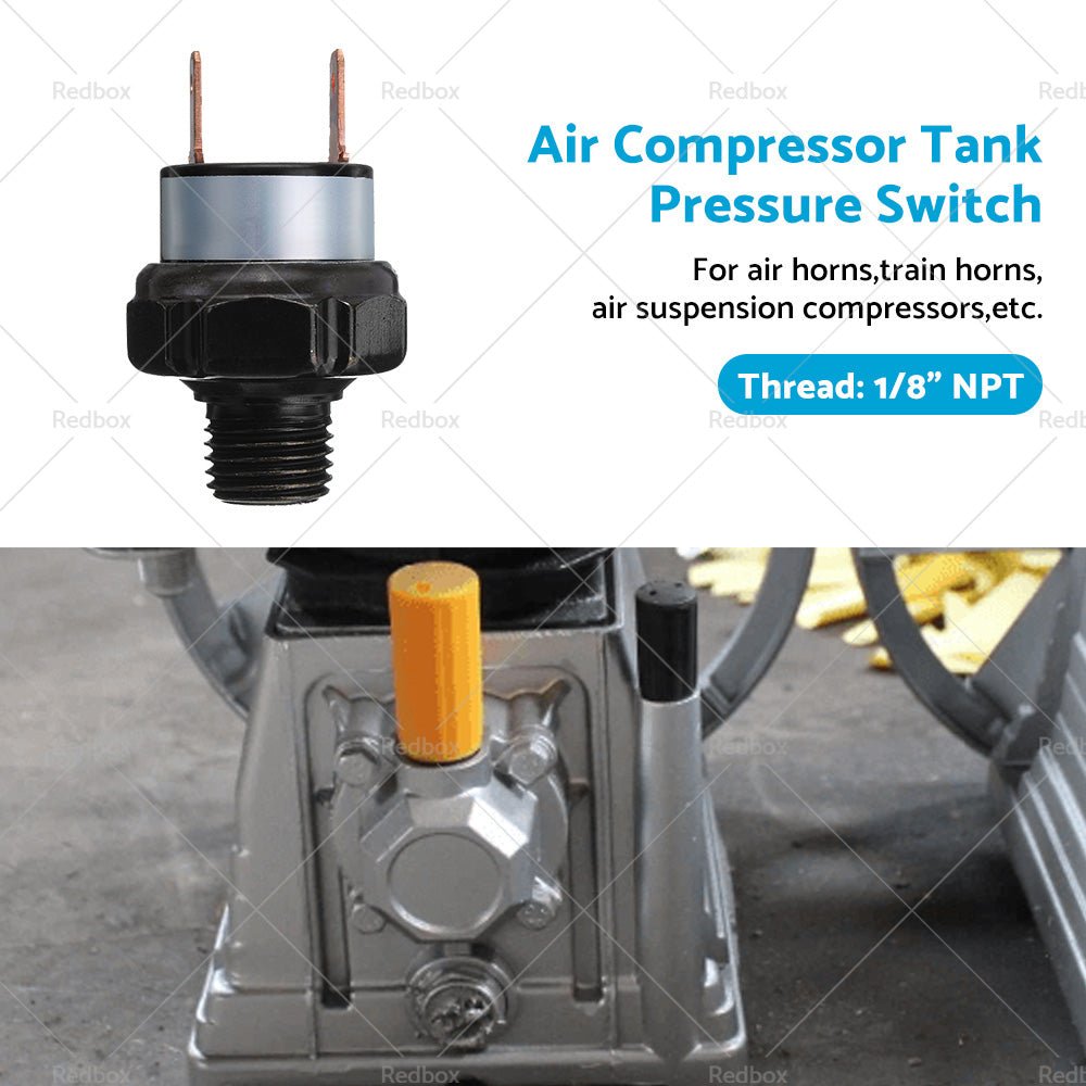 1/8in NPT end Air Compressor Pressure Tank Control Switch Off 90 - 120 PSI - Frazy's Auto Parts