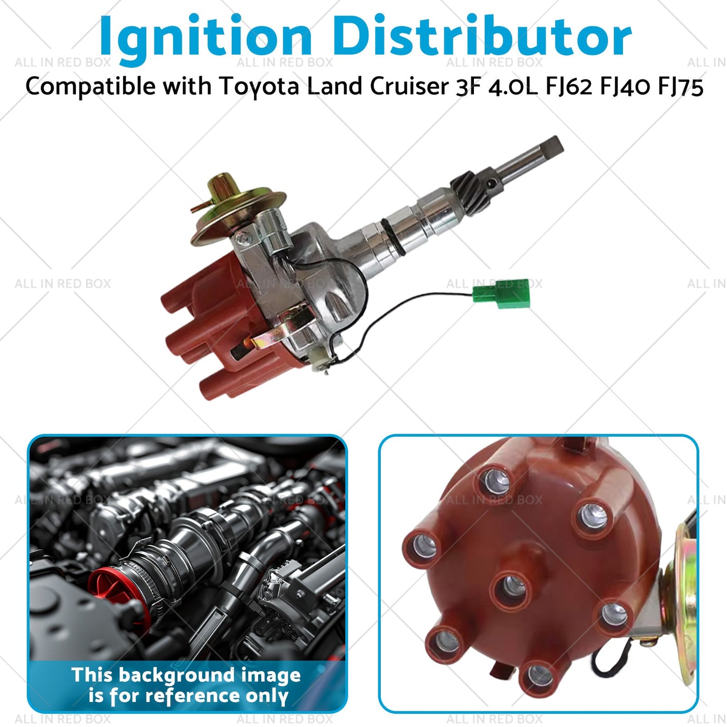 19100 - 61180 Distributor Suitable for Toyota Land Cruiser 3F 4. 0L FJ62 FJ40 FJ75 - Frazy's Auto Parts