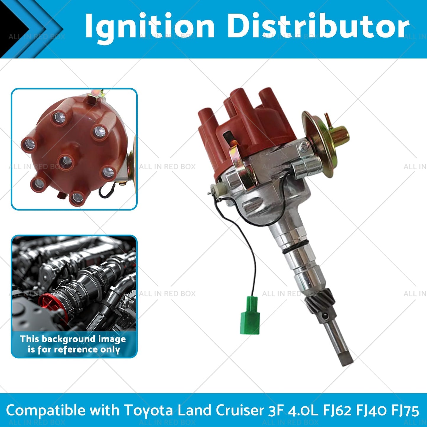 19100 - 61180 Distributor Suitable for Toyota Land Cruiser 3F 4. 0L FJ62 FJ40 FJ75 - Frazy's Auto Parts