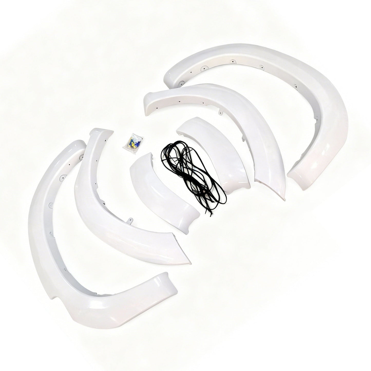 White Fender Flares 6 Inch 6pcs Suitable for Toyota Hilux SR5 SR 2011-2014-1