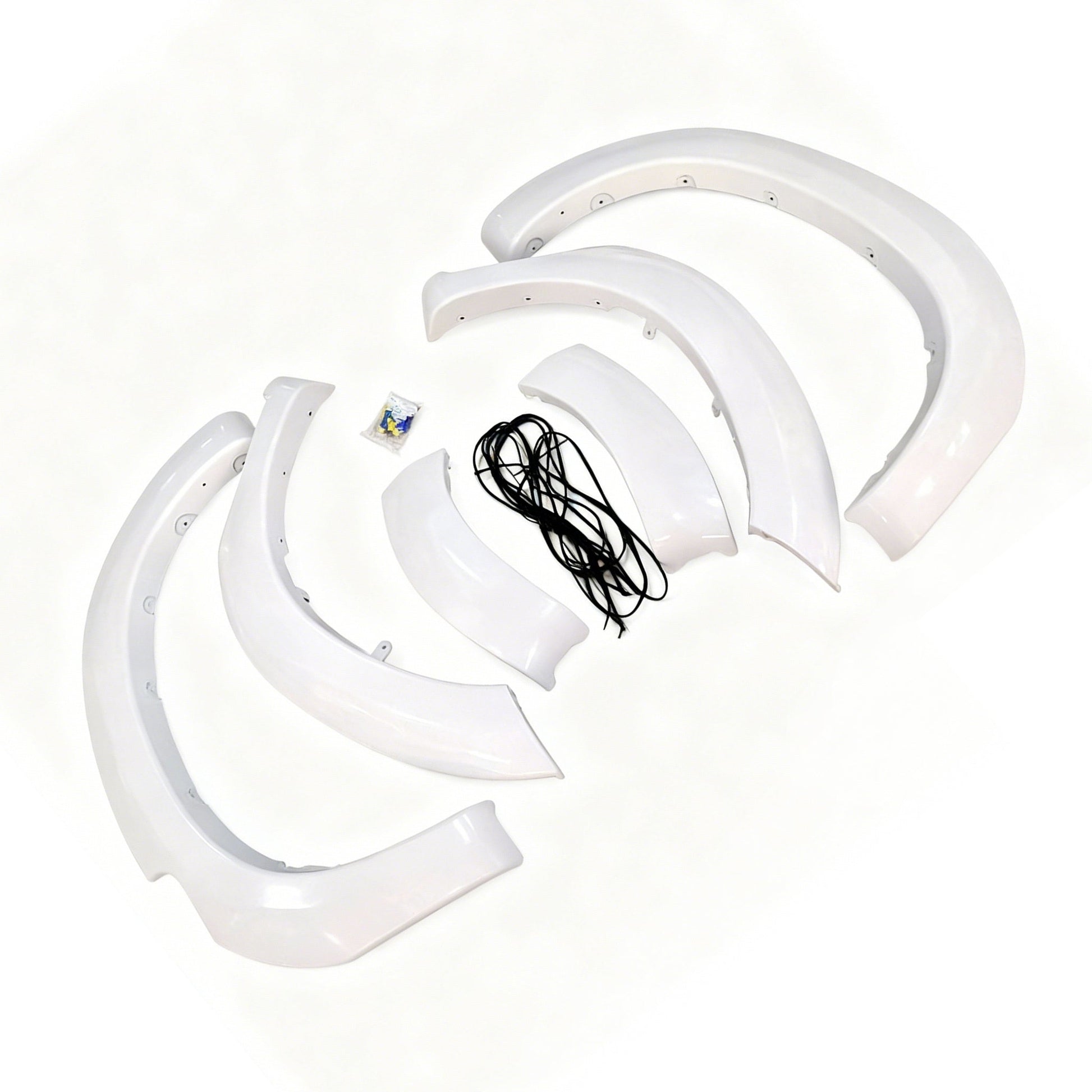 White Fender Flares 6 Inch 6pcs Suitable for Toyota Hilux SR5 SR 2011-2014-1