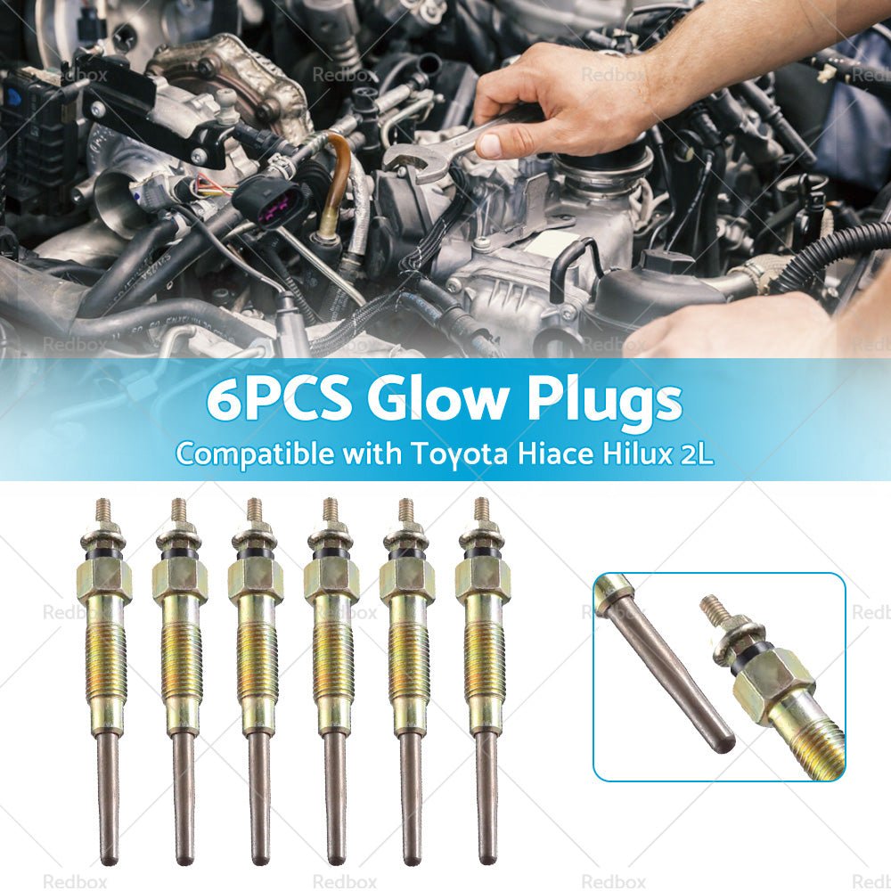 19850 - 54030 Glow Plugs Suitable For Toyota Hilux LN56 LN65 Hiace LH51 2L Diesel - Frazy's Auto Parts