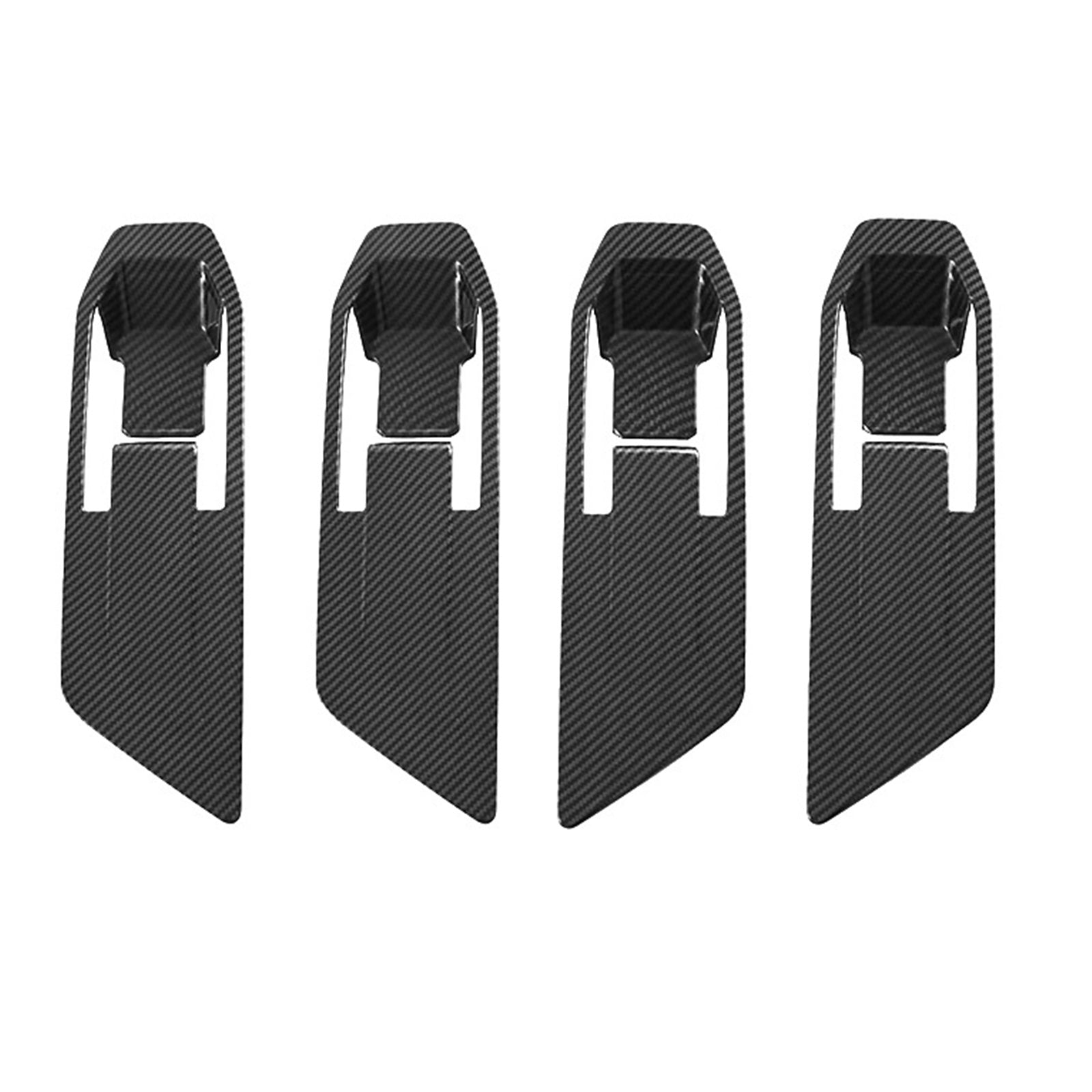 Carbon Fiber Inner Door Handle Cover Suitable For Mitsubishi Triton / L200 2023-2025-0
