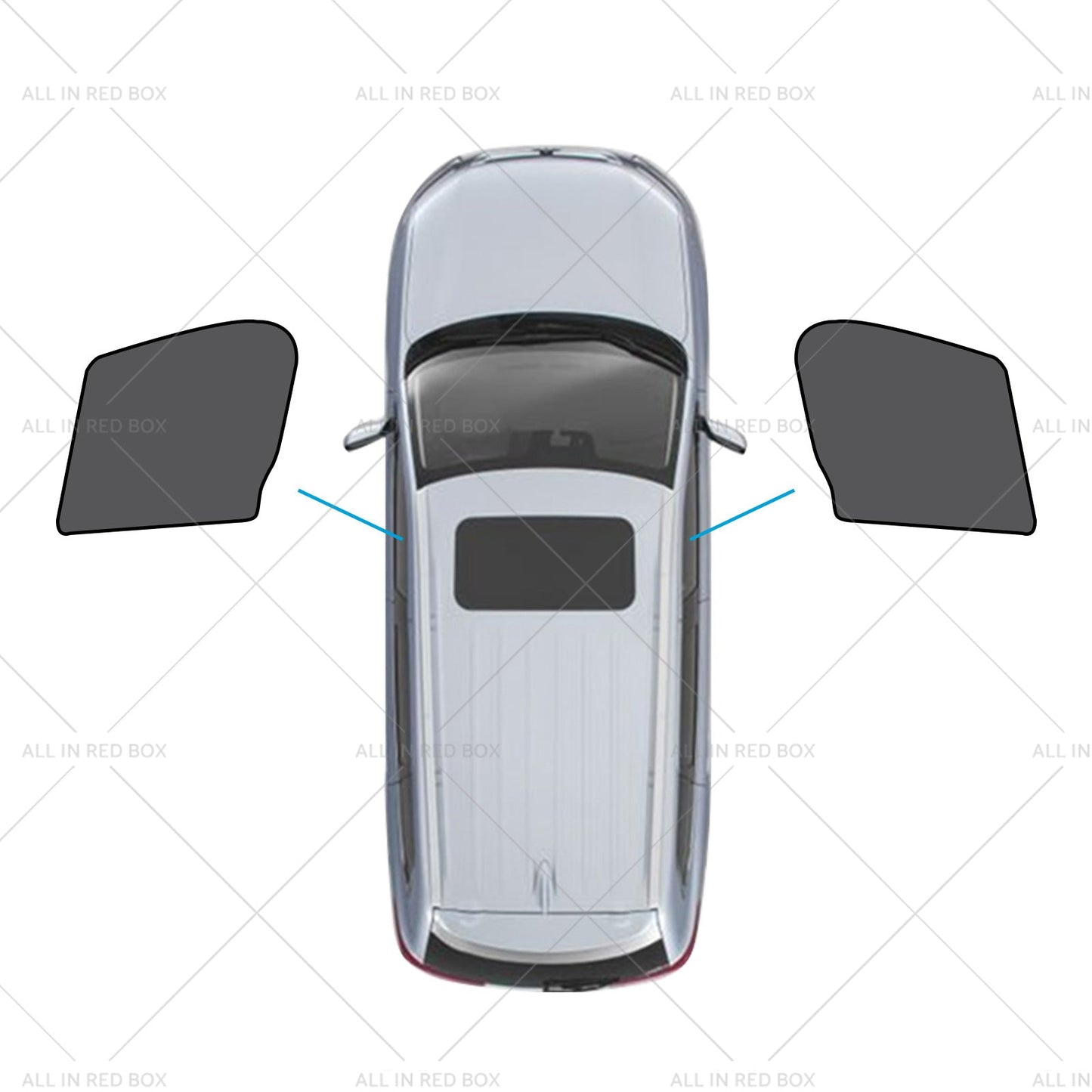 2x Car Window Sun Shades Suitable for Mazda CX-9 CX9 16-25 UVA&UVB Protection-5