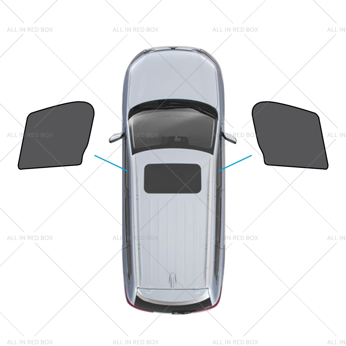 2x Car Window Sun Shades Suitable for Mazda CX-9 CX9 16-25 UVA&UVB Protection-5