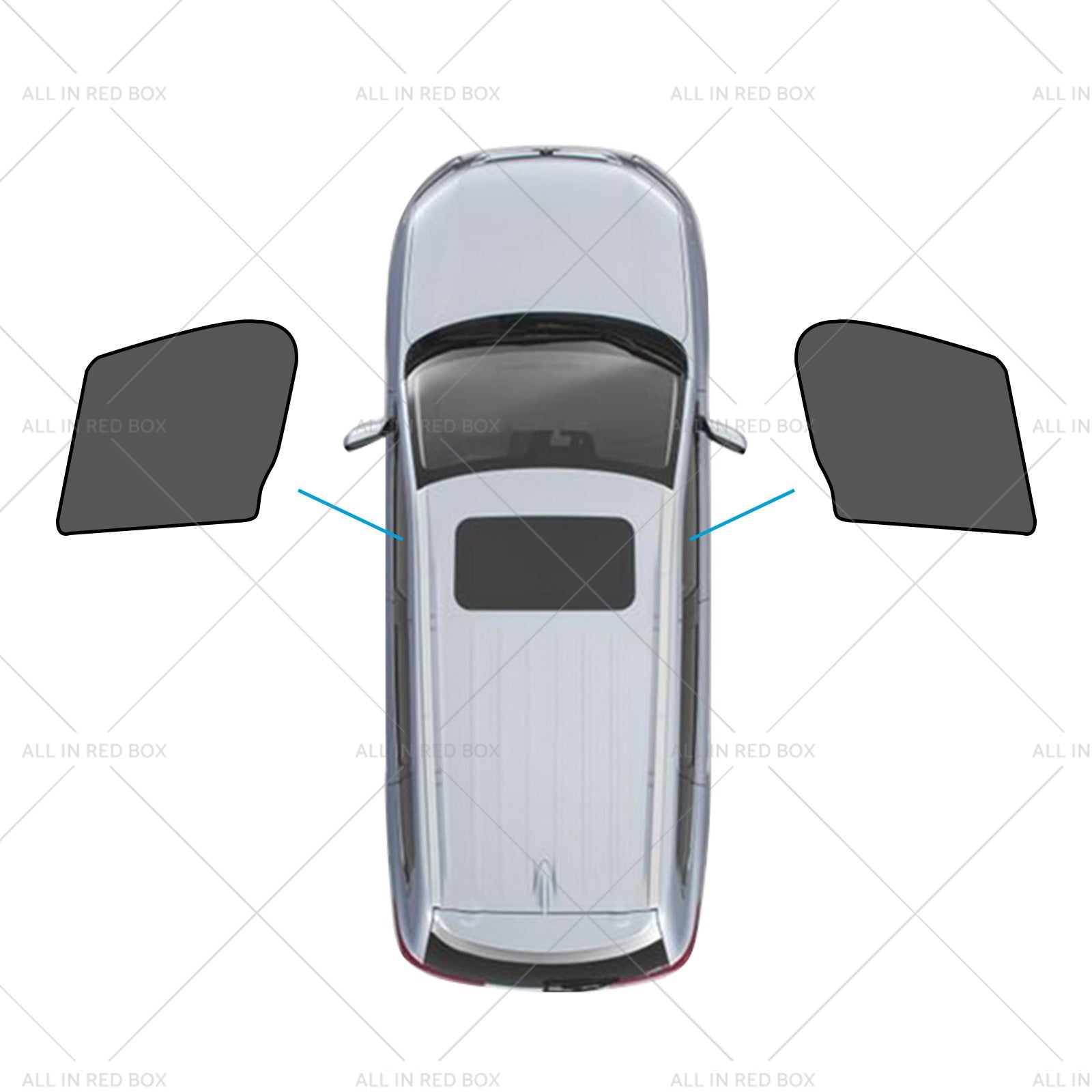 2x Car Window Sun Shades Suitable for Mazda CX-9 CX9 16-25 UVA&UVB Protection-5