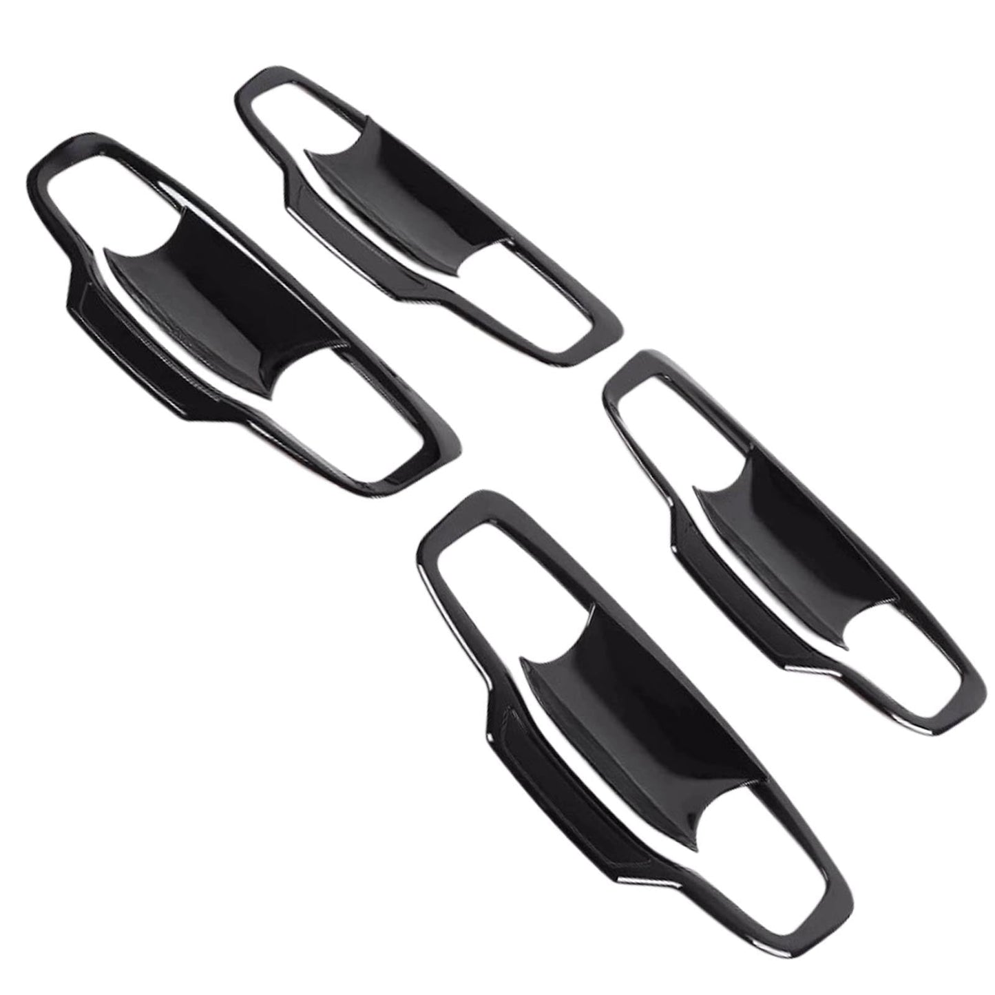 Door Handle Bowl Cover Trim Gloss Black Suitable For Mitsubishi Triton MV 2024+-1