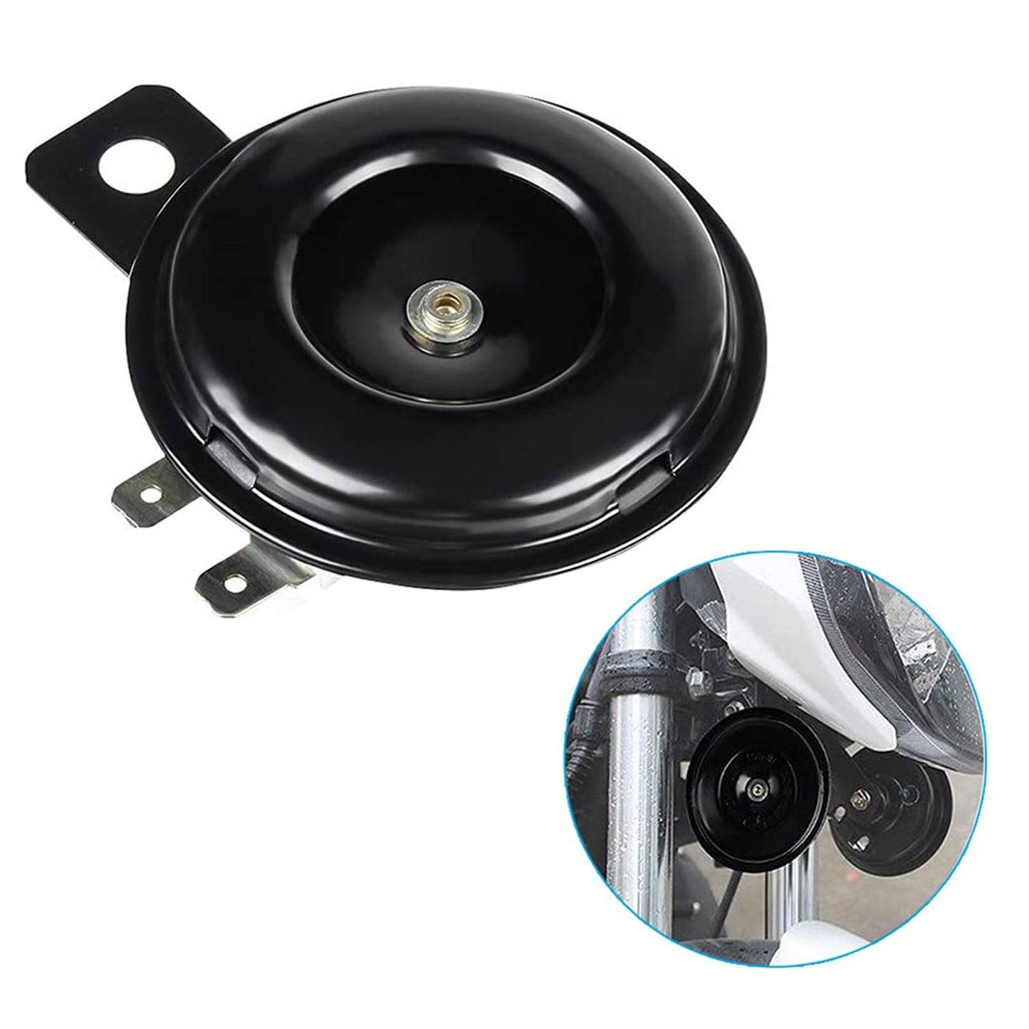 6V Universal Motorcycle Horn Suitable For Suzuki Gokart Buggy Scooter Yamaha-3