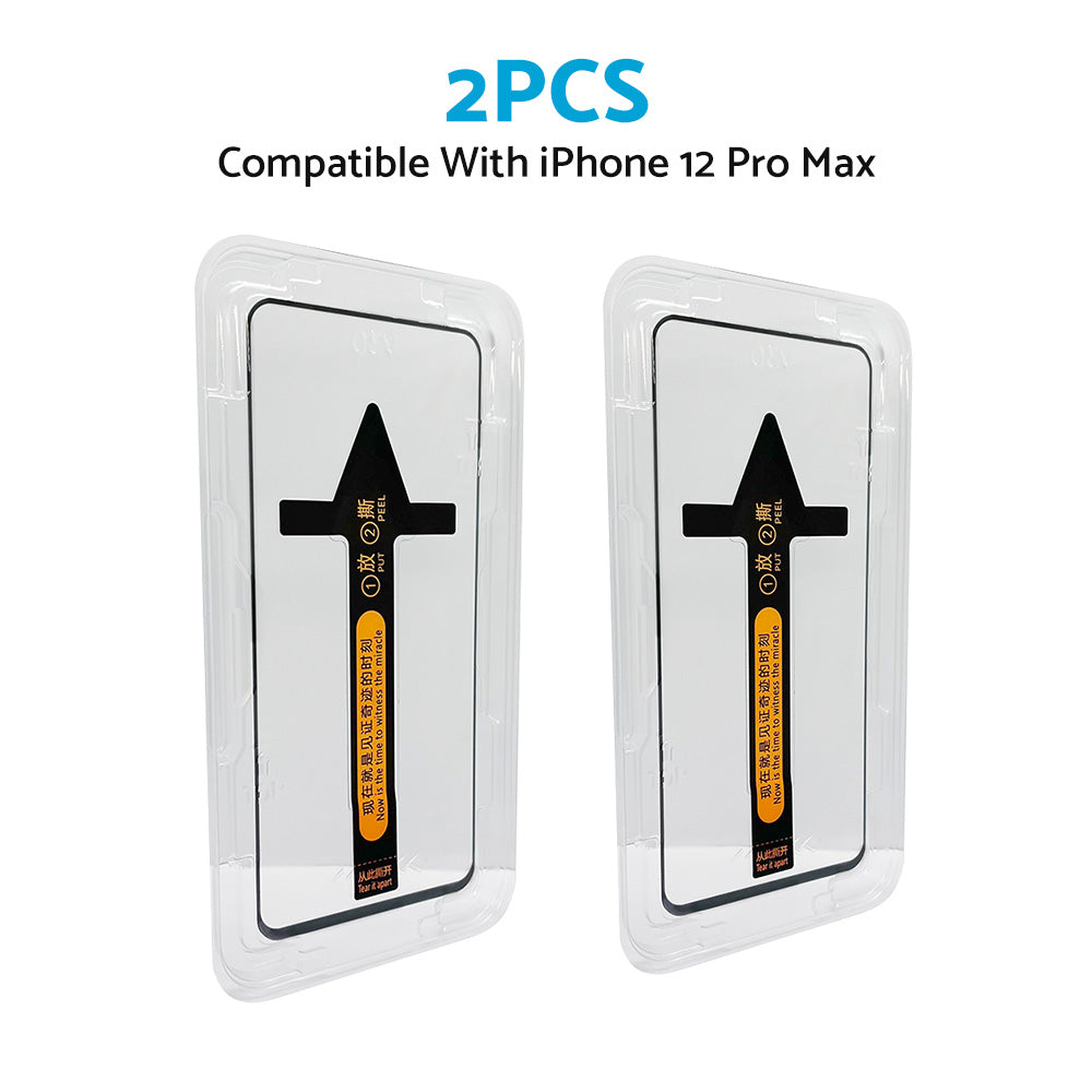 2x Tempered Glass Screen Protector Suitable For iPhone 12 Pro Max-7