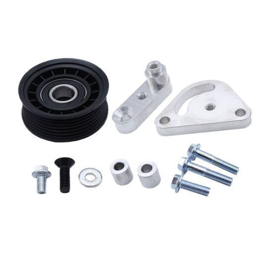 Billet Manual Belt Tensioner With Pulley Suitable For 1998-2006 LS VT-VZ LSX LS1-0