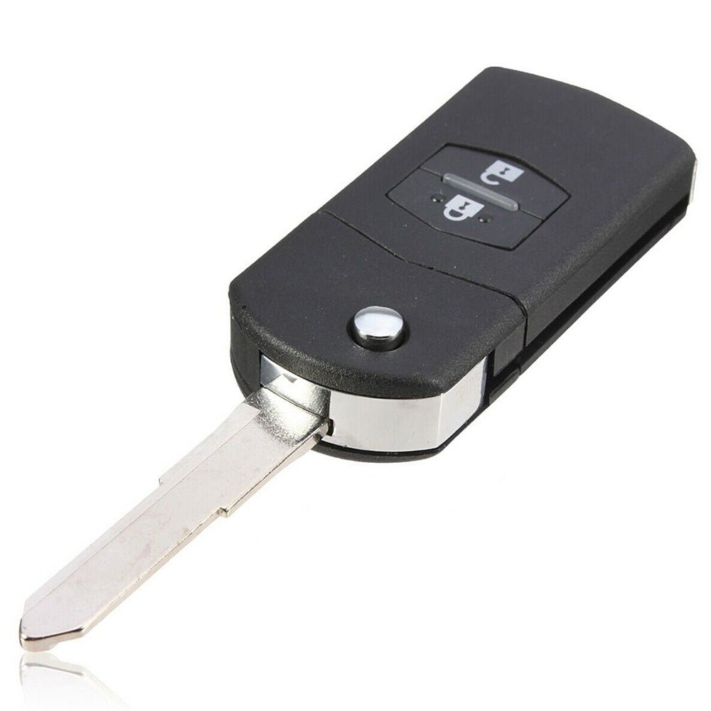 1x 2 - Buttons Car Key Case Cover Shell Suitable For Mazda 3 5 6 RX7 RX8 BT50 - Frazy's Auto Parts