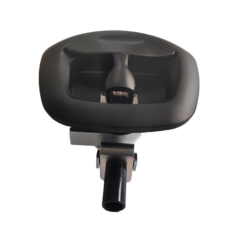 1x Black Recessed Folding T Lock / Handle Suitable For Trailer Toolbox Drop T Whale Tail - Frazy's Auto Parts