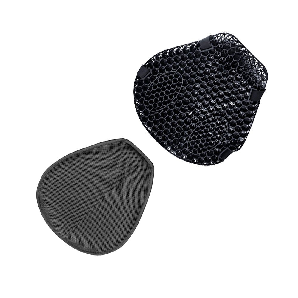1x Motorcycle Comfort Gel Seat Cushion Suitable For Pressure Relief With or Without Sleeve - Frazy's Auto Parts