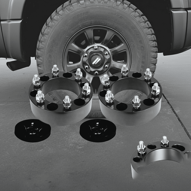 (2) 35mm 6x139.7 (5.5") M12x1.5 Wheel Spacers Suitable For Toyota Hilux Pajero Triton Ranger 2000 - 2023 - Frazy's Auto Parts