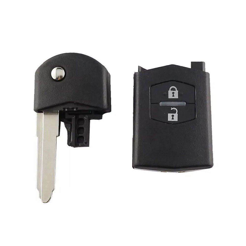 2 Button Remote Car Key 4D63 Chip 433MHz Suitable For Mazda 2 3 CX - 7 CX - 9 SKE126 - 01 - Frazy's Auto Parts