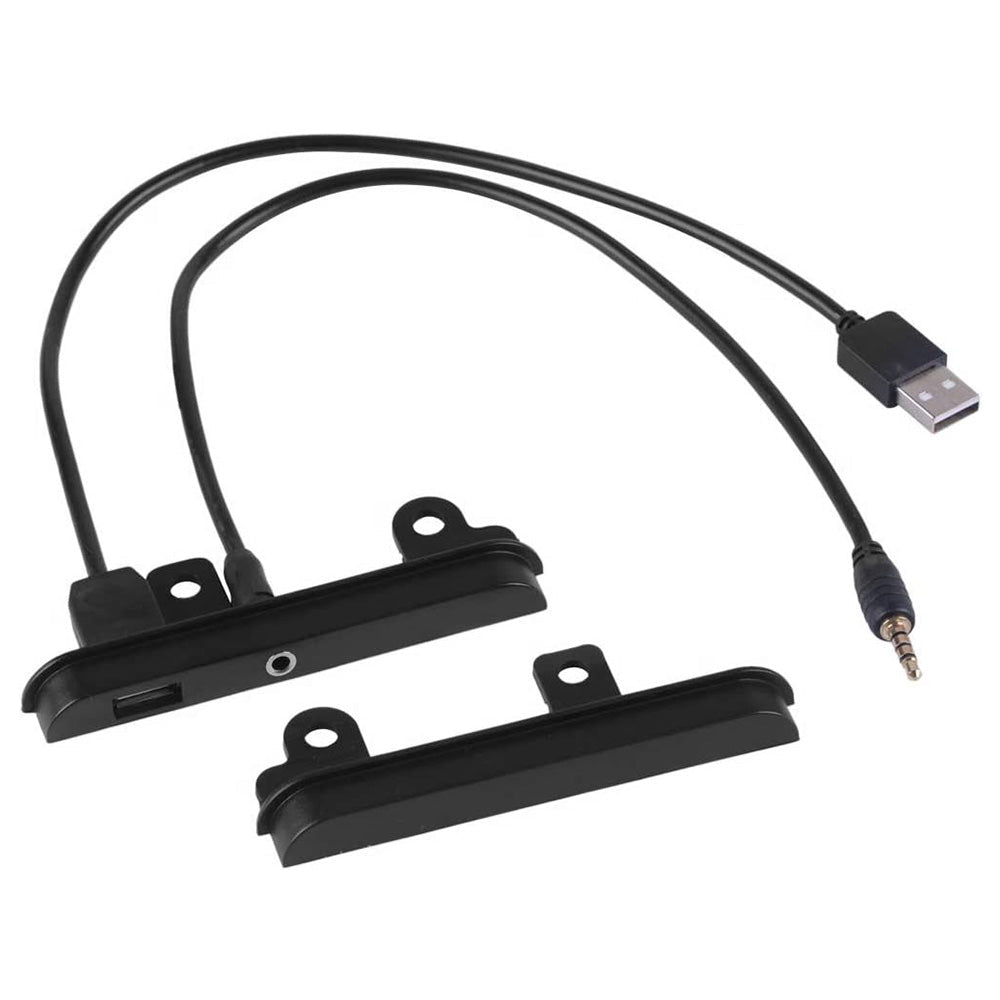 2 DIN Fascia Dash Kit with Side Trims, Brackets, USB & AUX Port Suitable For Toyota - Frazy's Auto Parts