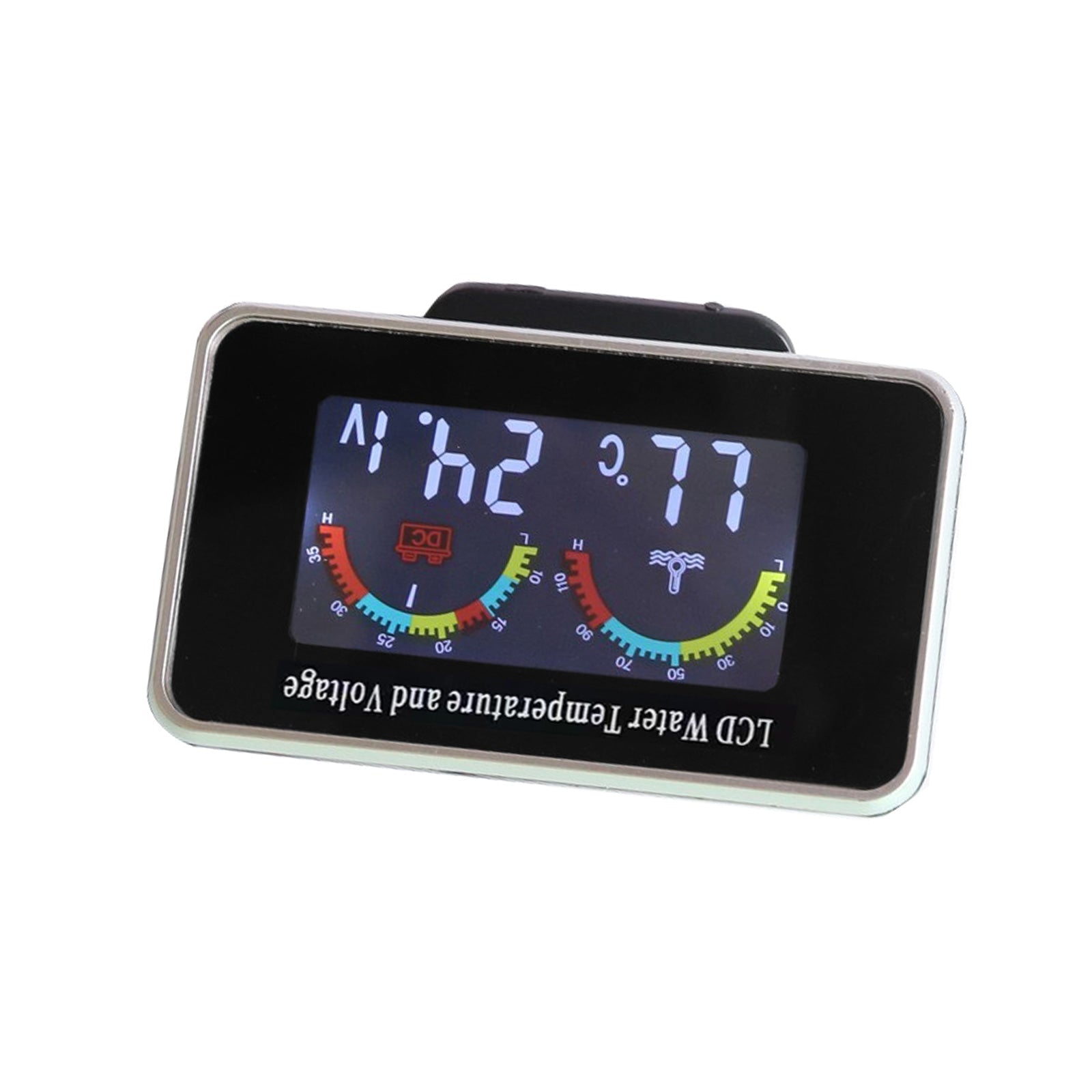 2 - in - 1 Car Digital LCD Water Temperature Meter & Voltmeter Gauge Suitable For 12V / 24V Vehicles - Frazy's Auto Parts