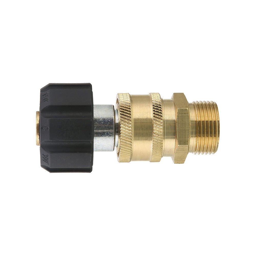2 Pair Pressure Washer Adapter 1 4inch Quick Connect Coupler Kit M22 - 14 Adapter - Frazy's Auto Parts