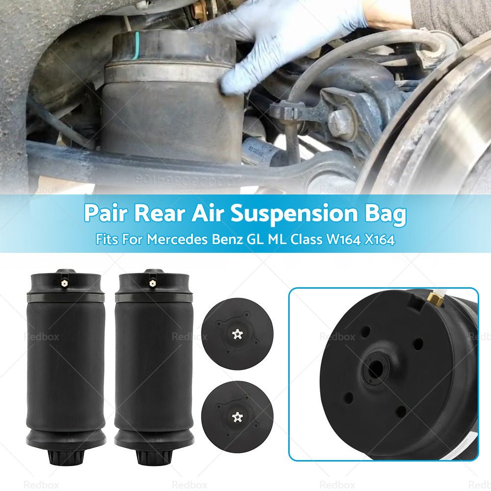2 x Rear Air Suspension Bag Shocks Fits For Mercedes Benz W164 GL ML Class - Frazy's Auto Parts