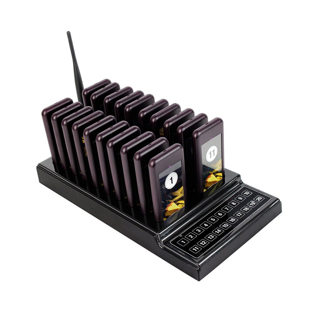 20 Restaurant Coaster Pager Guest Call Wireless Paging Queuing Calling System AU - Frazy's Auto Parts