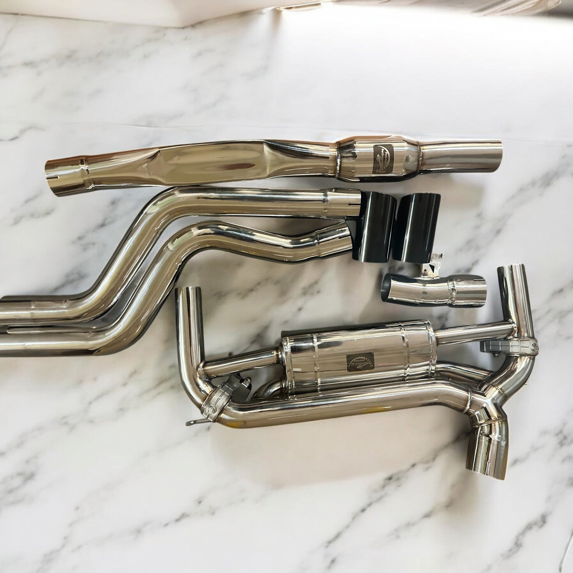 2015-2019 BMW F30 340i B58 Full Valve Performance Exhaust System | Palenon Performance-3