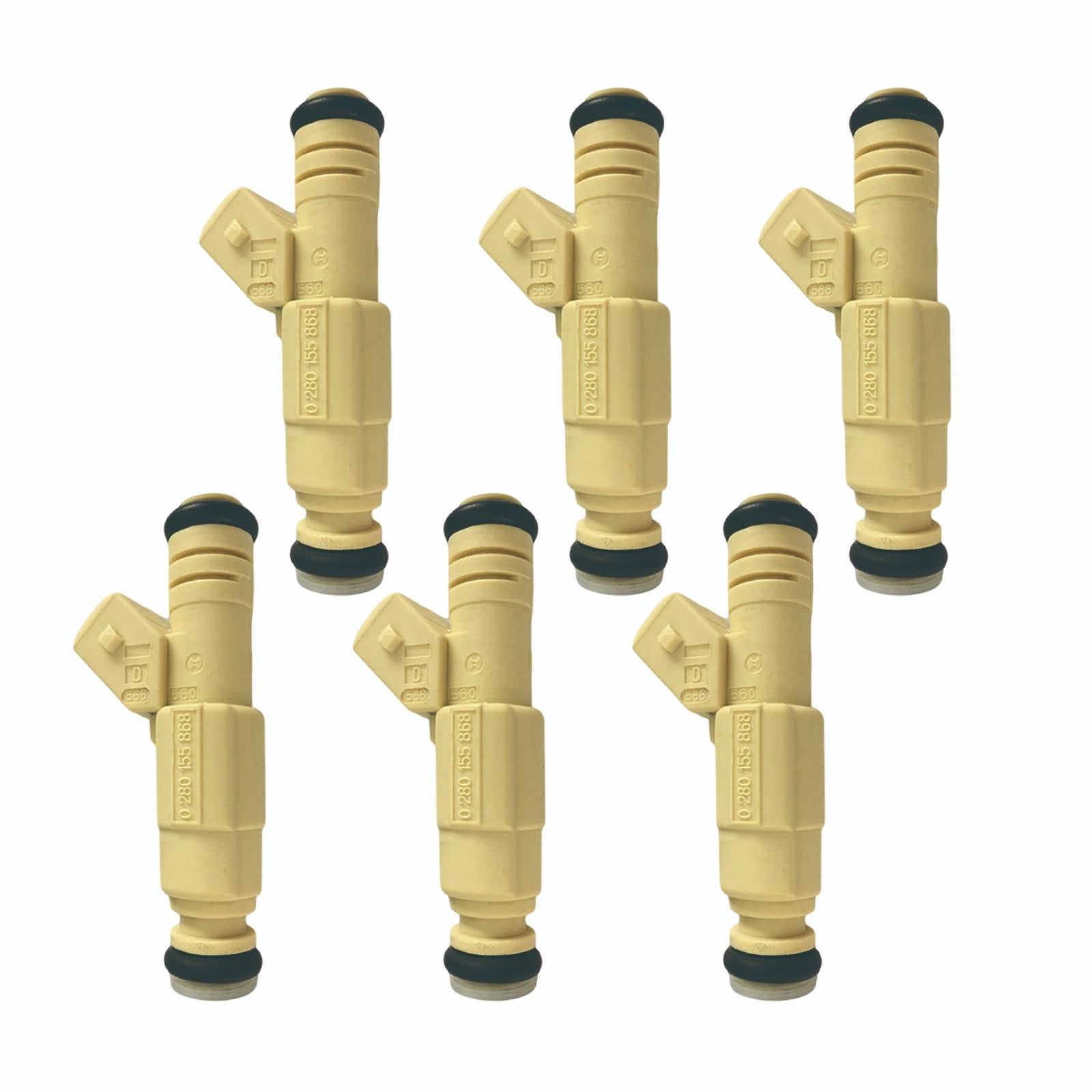 6x Fuel Injectors Suitable For Holden Commodore VS, VT, VX, VY 3.8L V6 0280155868-0