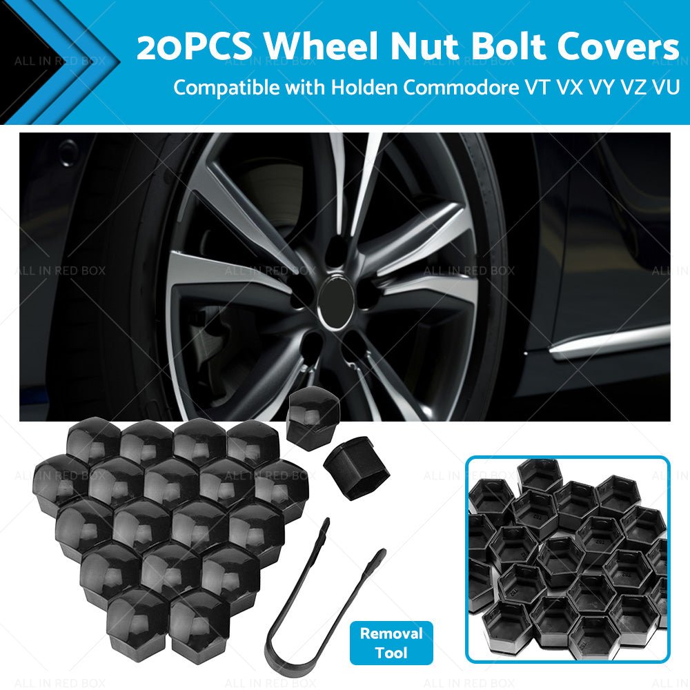 20PCS 19mm Wheel Nut Lug Bolt Covers Caps Suitable for Holden Commodore VB to VZ - Frazy's Auto Parts