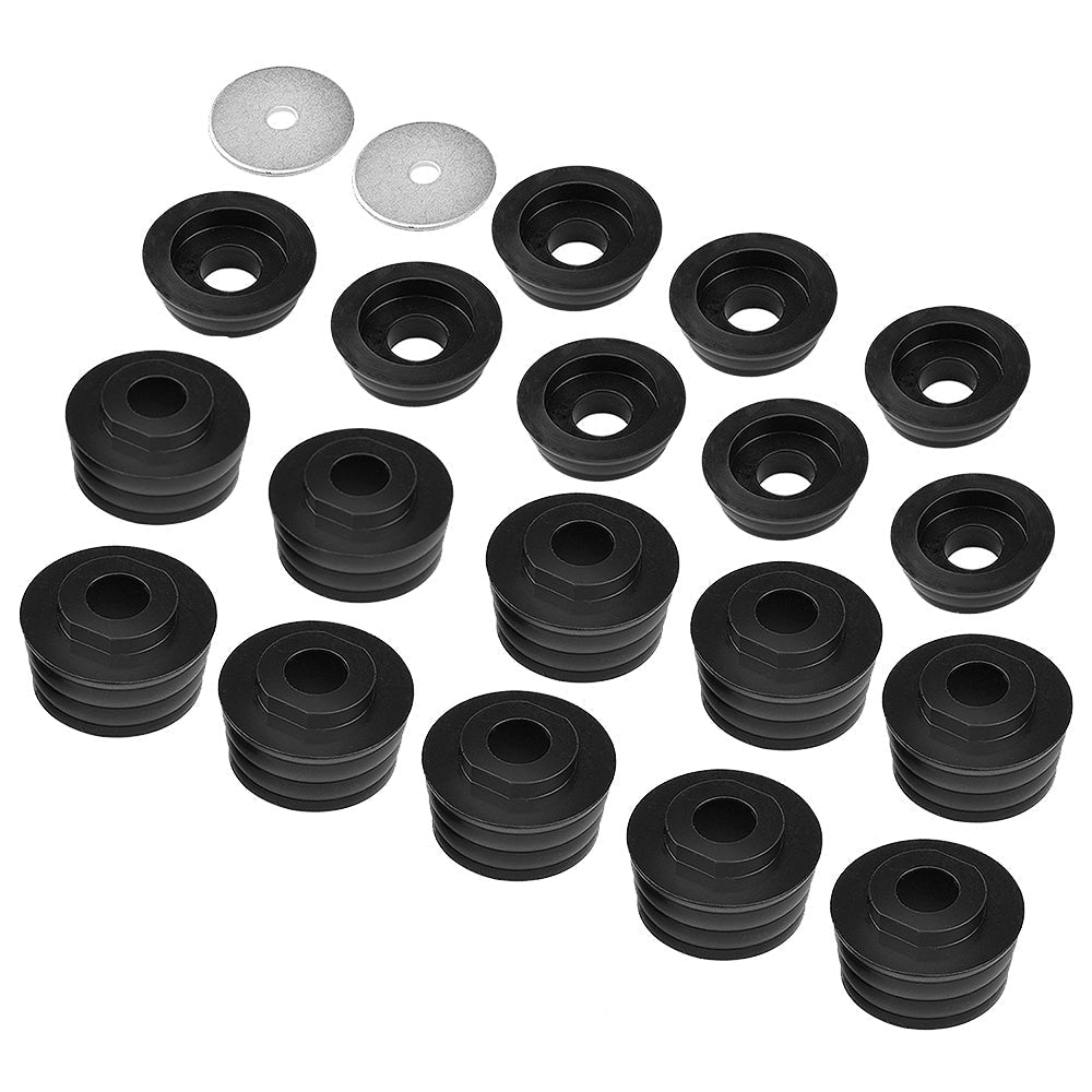 20PCS Polyurethane Body Mounts KF04050BK Suitable for Ford F250 F350 2 or 4WD 99 - 18 - Frazy's Auto Parts