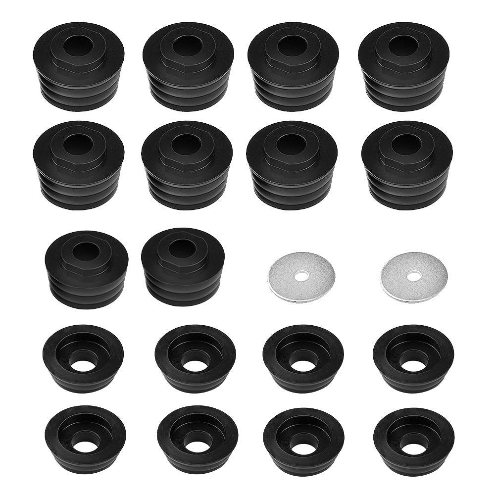 20PCS Polyurethane Body Mounts KF04050BK Suitable for Ford F250 F350 2 or 4WD 99 - 18 - Frazy's Auto Parts