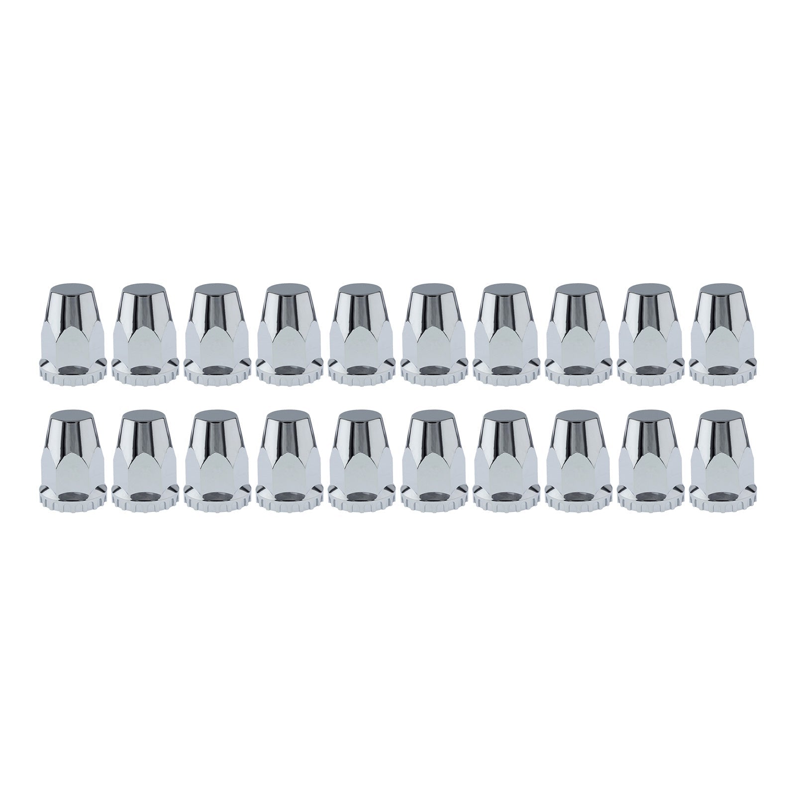 20x Nut Cover Screw Cap Chrome 33mm Suitable For Kenworth / Freightliner / Western Star Trucks - Frazy's Auto Parts