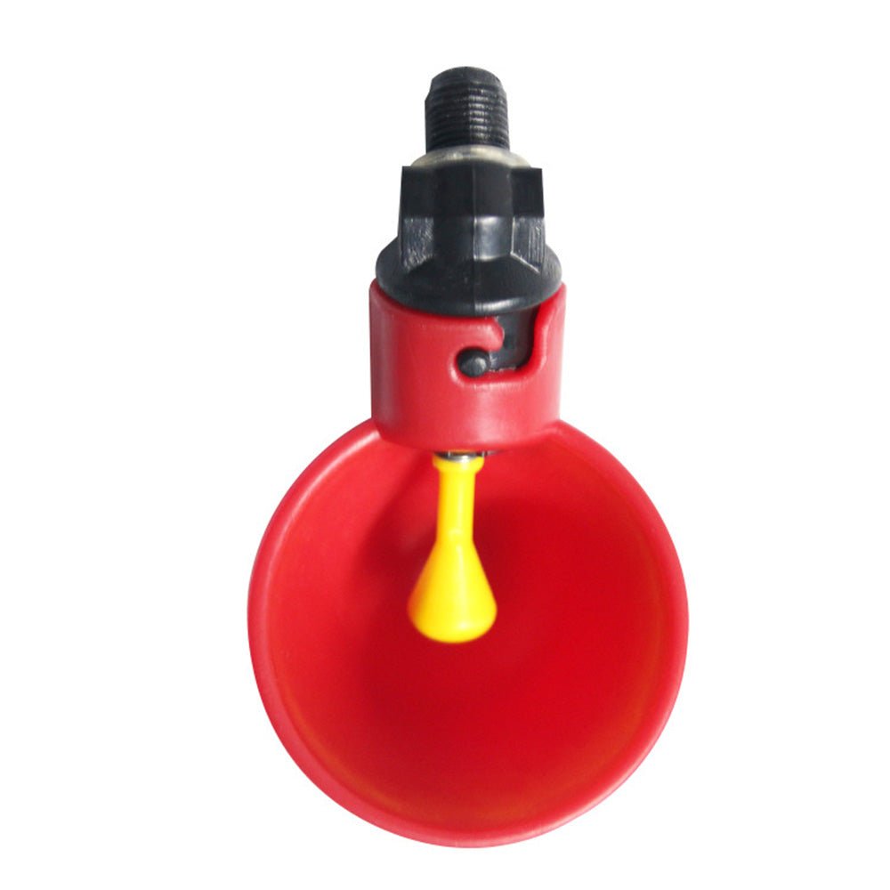 20x Poultry Chicken Automatic Drinker Cup Waterer Chook Bird Water Feeder Set - Frazy's Auto Parts