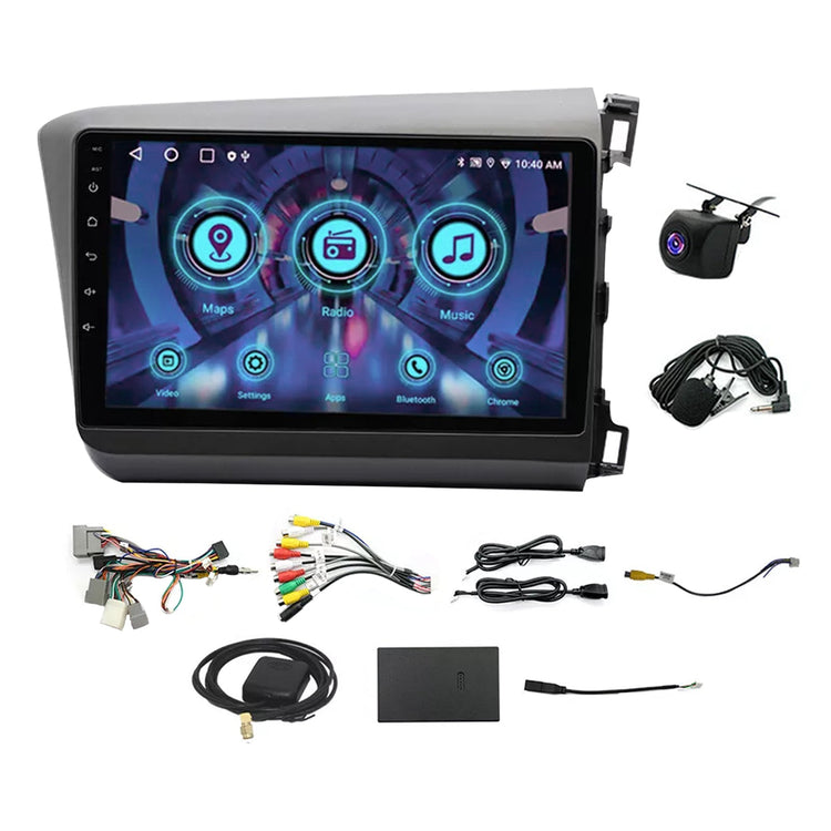 Car Stereo GPS Nav Head Unit Suitable for Honda Civic 2012-2015 4+64G Carplay-1