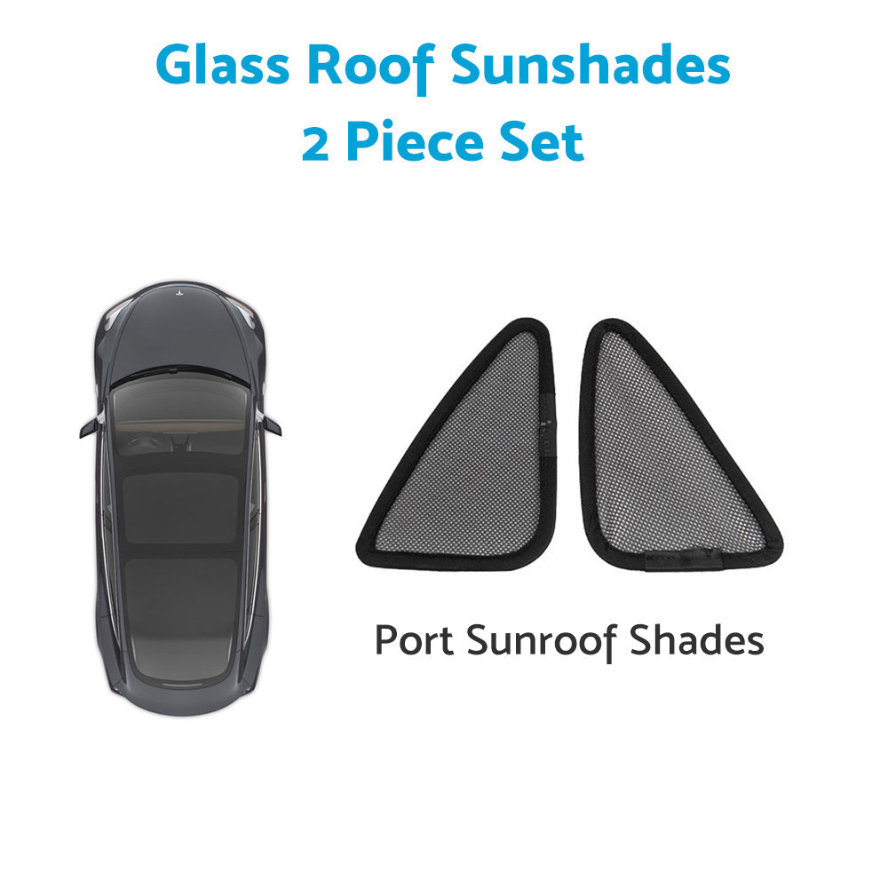 Front & Rear Sunroof Sun Shades Roof Protection Film Suitable For Tesla Model 3 2017-2021-5