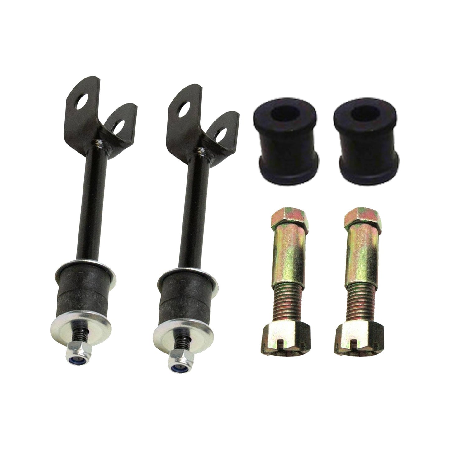 2x Rear Sway Bar Link & Bush Kit Suitable For Toyota Landcruiser FJ80R / HZJ80R / HDJ80R-0