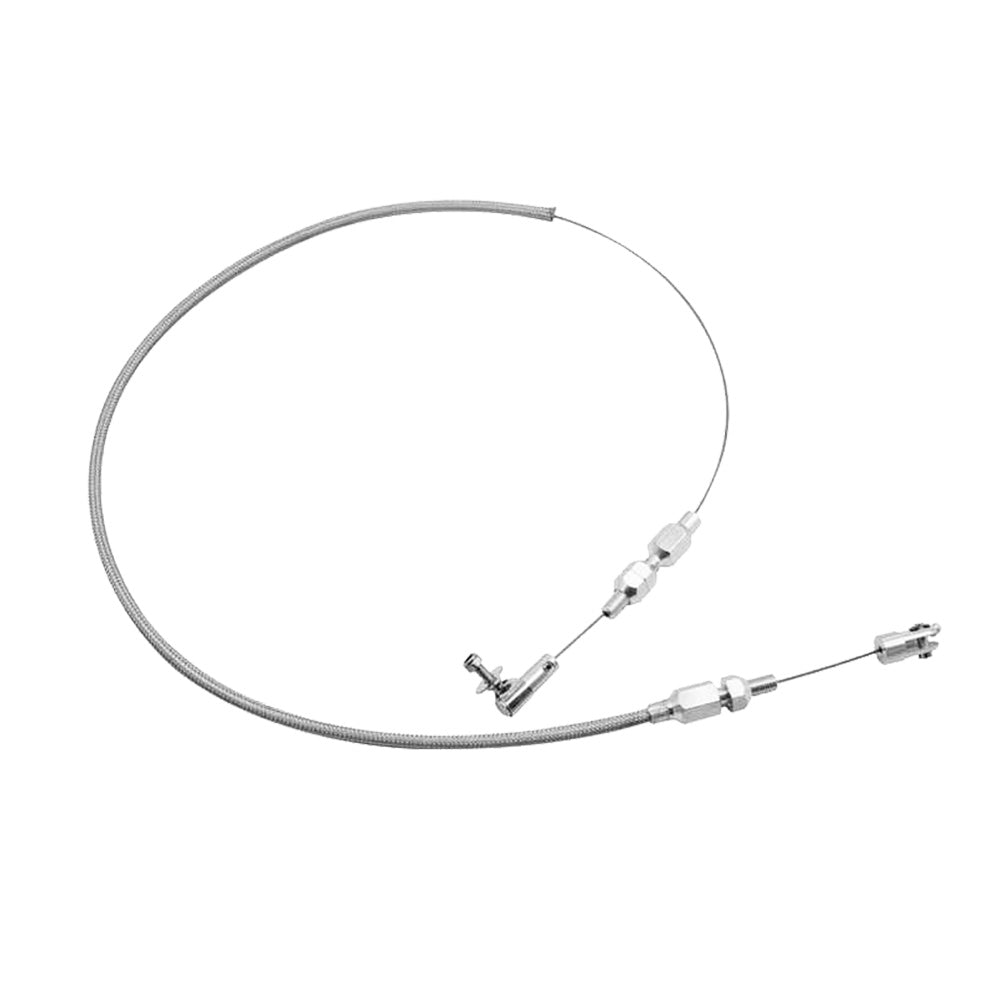 36" Braided Stainless Steel Throttle Cable Suitable For Ford Chevy GM Holden Models 2000-2025-0