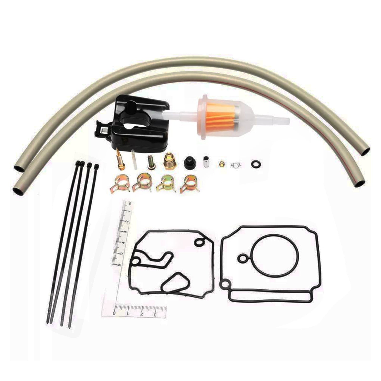 3x Carburetor Rebuild Kit Suitable For Yamaha 2-Stroke 40HP / 50HP Outboard Motor-4