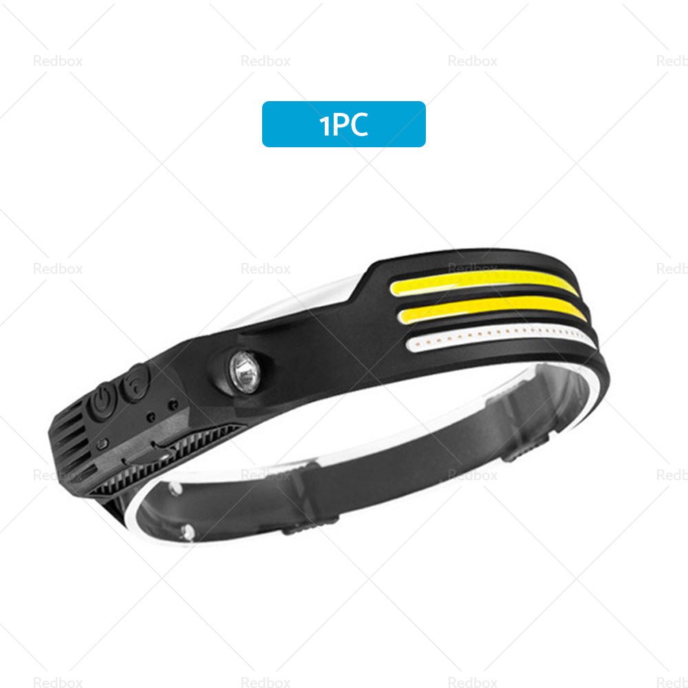 230 Angle LED Headlamp Head Torch Headlight Rechargeable Super Bright - Frazy's Auto Parts