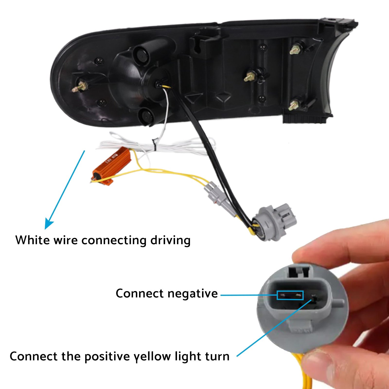 LED Fog Lights Daytime Running Light Suitable for DRL Toyota FJ Cruiser 07-21-1
