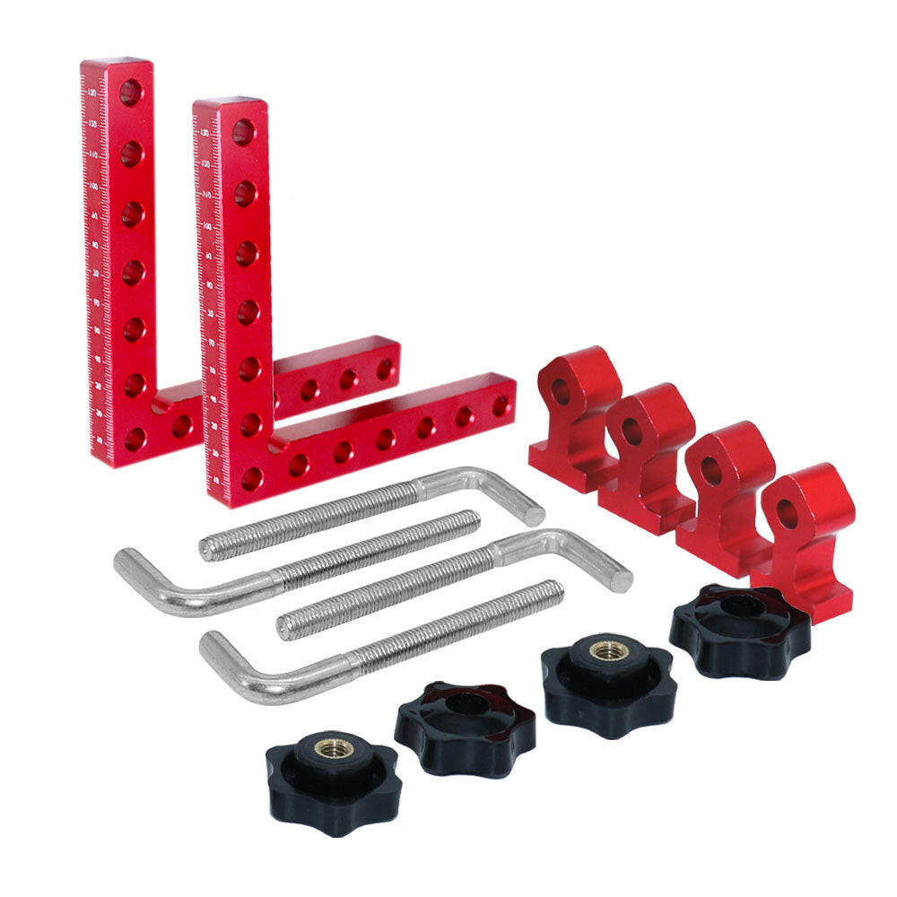 90 Degree Positioning Squares Right Angle Clamp Set Suitable For Woodworking Carpenter Clamping-0