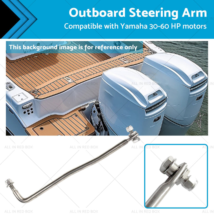Suitable For 30?60 Universal Outboard Steering Arm Connecting Link Tie Rod Part-0