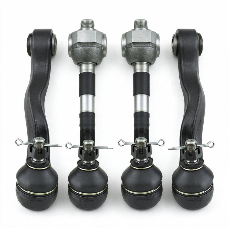 Inner Outer Tie Rod End 4PCS Suitable for Mitsubishi Pajero NM NP 2000-2006-0