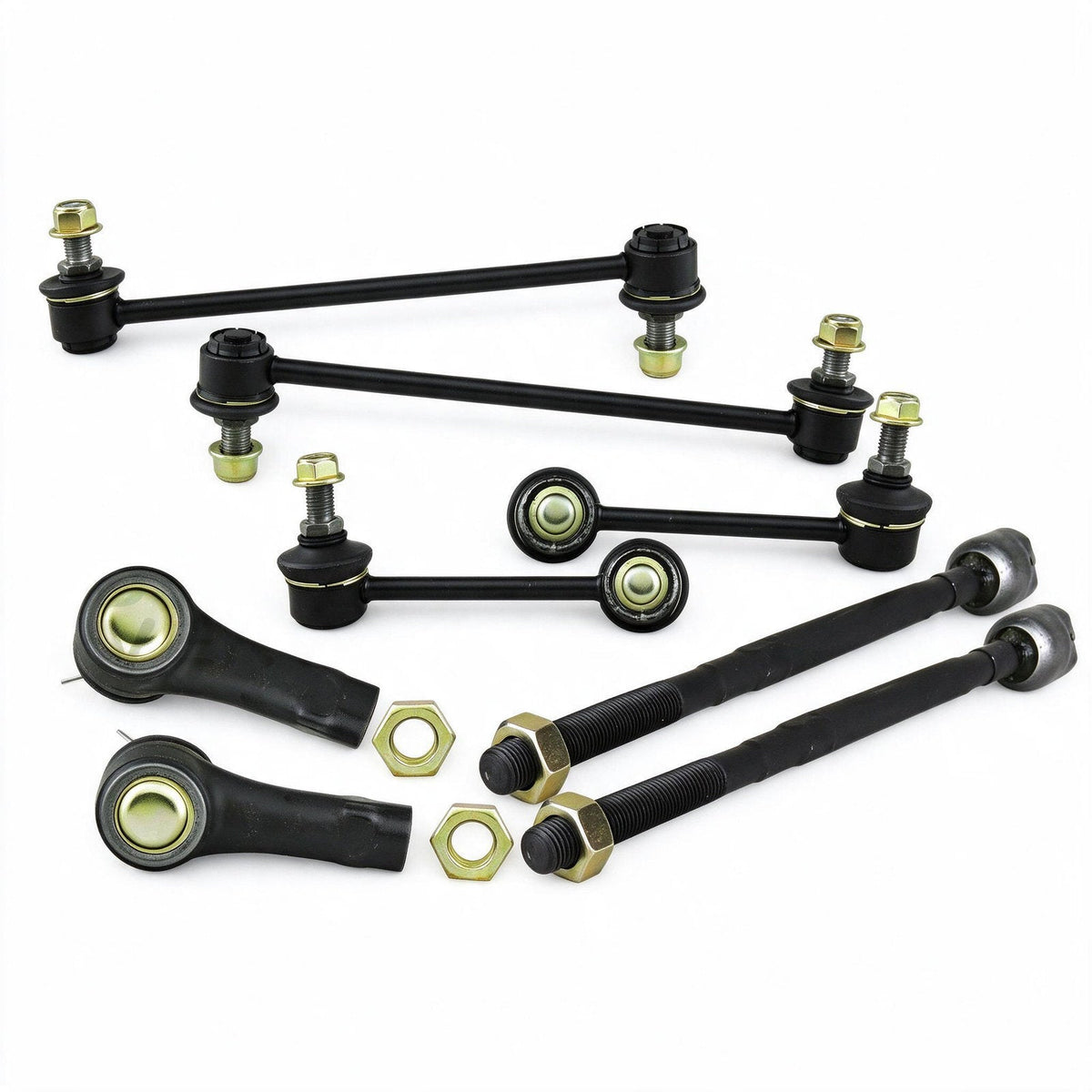 Tie Rod End Stabilizer Sway Bar Link 8PCS Suitable for Hyundai Santa Fe SM-1