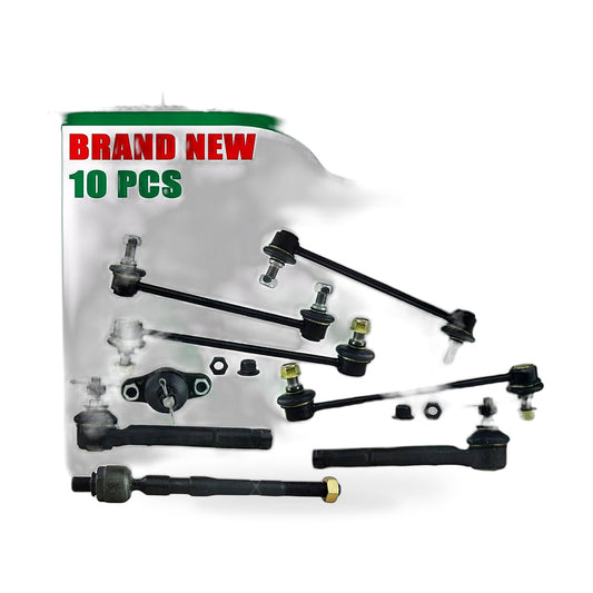 Ball Joint Tie Rod End Stabilizer Sway Bar Link 10 PCS Suitable for Hyundai-0